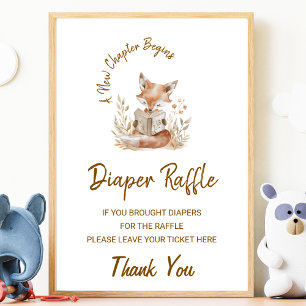 Poster Fox Lecture Nouveau Chapitre Commence Diaper Raffl