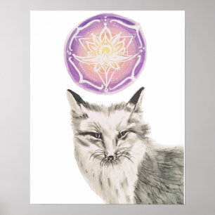 Poster Fox Mandala