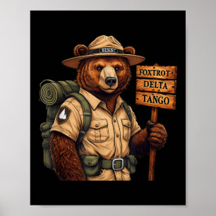 Poster Foxtrots Delta Tangos résiste à la forêt nationale