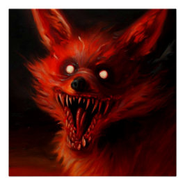 Poster Foxy | Papier brillant