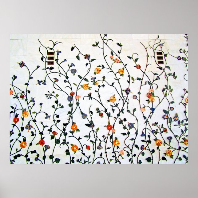 Poster Foyer de la grande mosquée Sheikh Zayed (Devant)