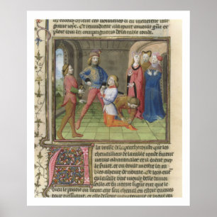 Poster Fr.120 f.522v adouber de Lancelot de '