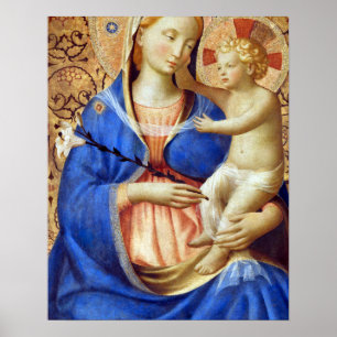 Poster Fra Angelico Guido di Pietro Madonna de l'humilité