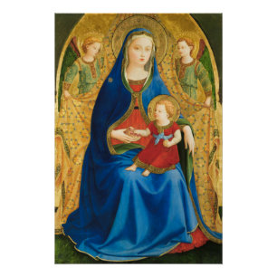 Poster Fra Angelico Vierge avec grenade CC0845
