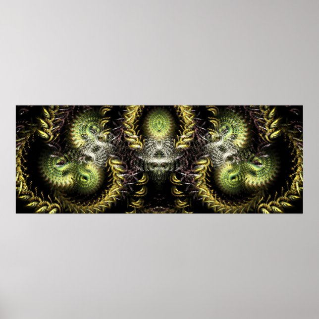 Poster Fracamaska Fractal (Devant)