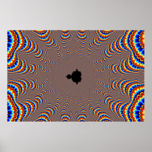 Poster Fractal Central - Fractal Art