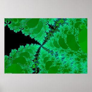Poster Fractale Flora