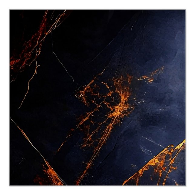 Poster Fracture Dorée (Devant)