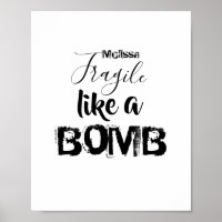 Fragile comme une bombe Citation d'inspiration per