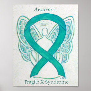 Poster Fragile X Syndrome Sensibilisation Ruban Angel Imp