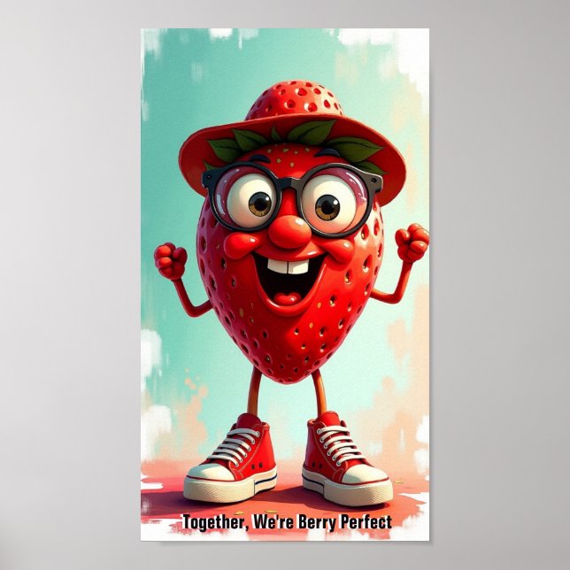 Poster Fraise (Devant)