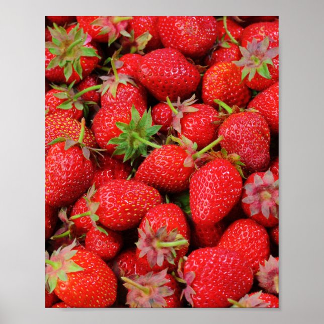Poster Fraises (Devant)