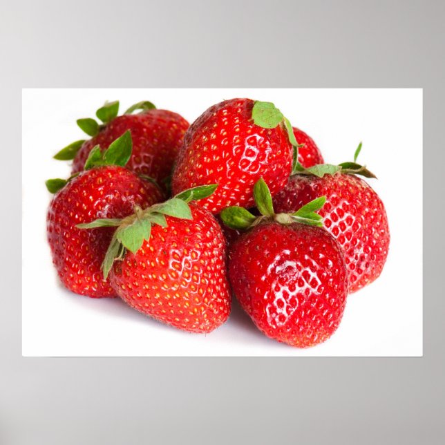 Poster Fraises (Devant)