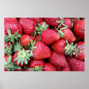 Poster fraises fraîches 2