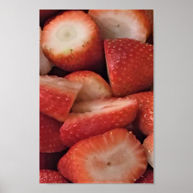 Poster Fraises Photo (Devant)