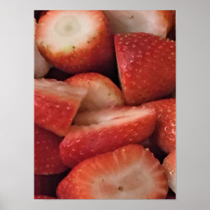 Poster Fraises Photo