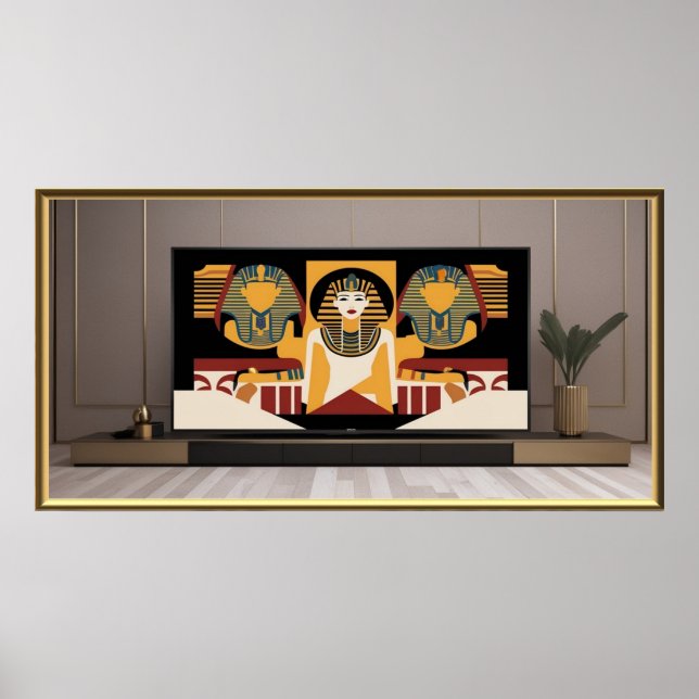 Poster Frame TV Pharaonique (Devant)