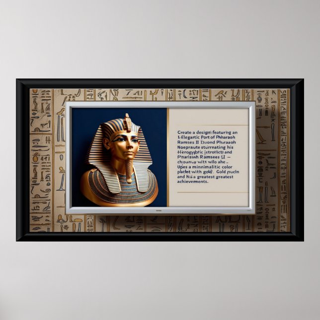 Poster Frame TV Pharaonique (Devant)