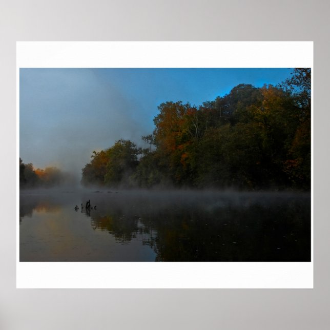 Poster Français Broad River Fog (Devant)