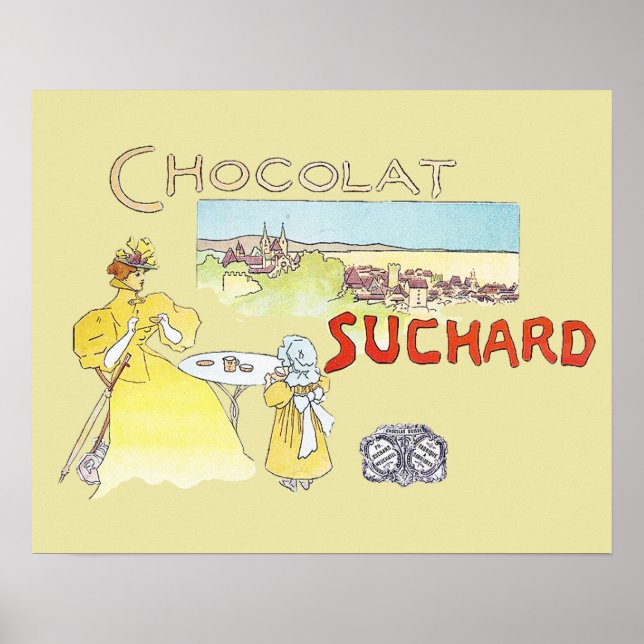 Poster Français Chocolat Victorian Candy Sucre (Devant)