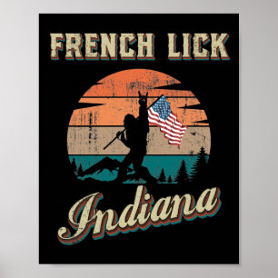 Poster Français Lick Indiana