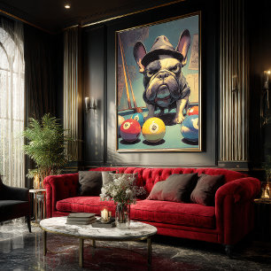 Poster Français Pool Shark : Trilby Hustler Art