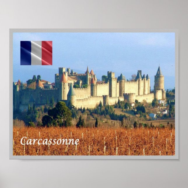 Poster France - Carcassonne - (Devant)