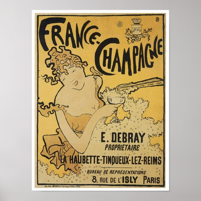 Poster France-Champagne (Devant)