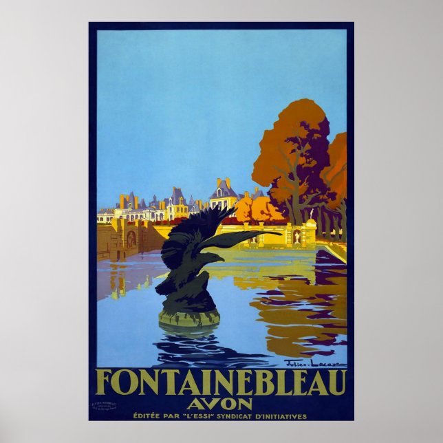 Poster France Fontainebleau Avon (Devant)