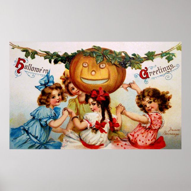 Poster Frances Brundage : Filles dansantes (Devant)