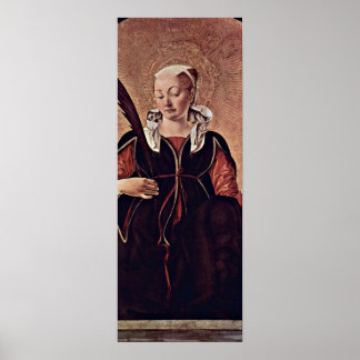 Poster Francesco del Cossa - Sainte-Lucie