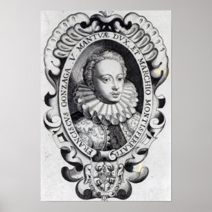 Poster Francesco Gonzago, duc de Mantoue et marquise
