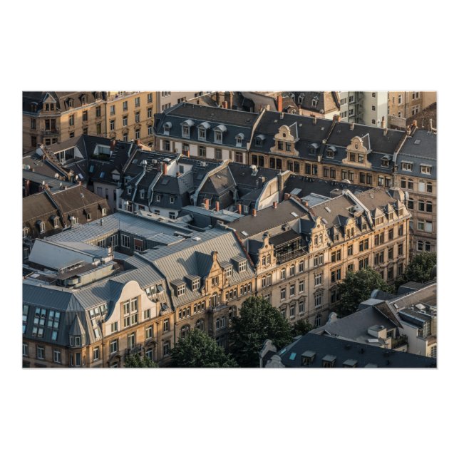 Poster Francfort-sur-le-Main Allemagne (Devant)