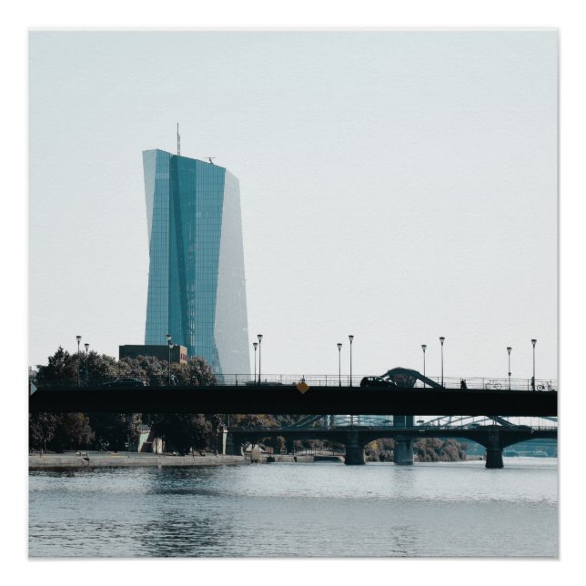 Poster Francfort vue (Devant)