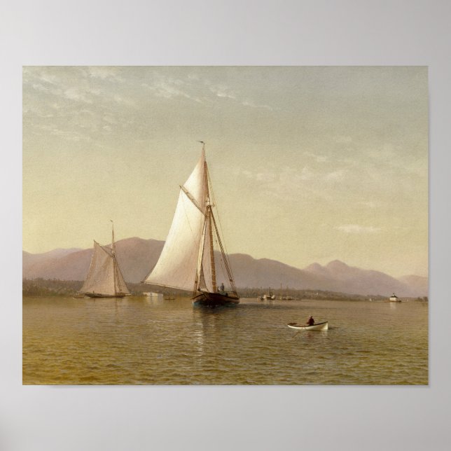 Poster Francis Augustus Silva - L'Hudson au Tappan (Devant)