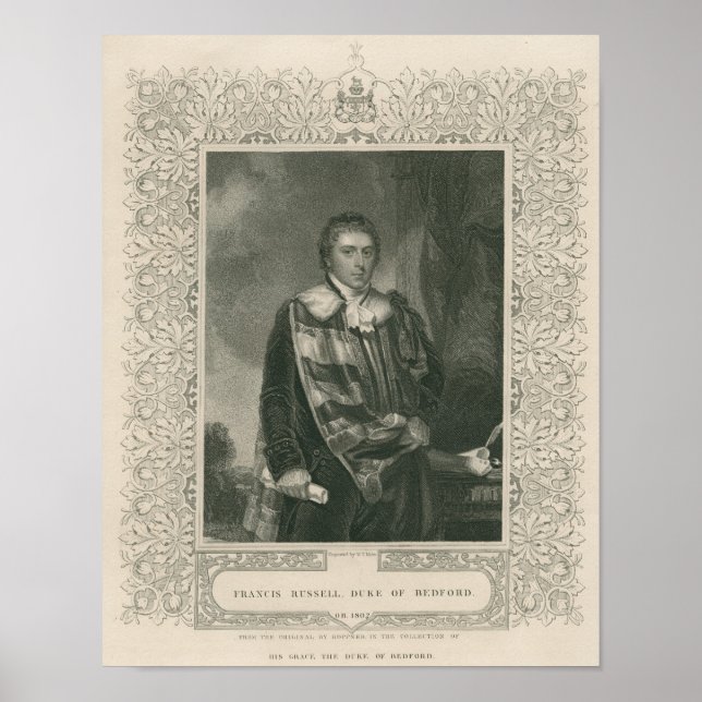 Poster Francis Russell 5e duc de Bedford (Devant)