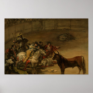 Poster Francisco Goya - Bullfight, Suerte de Varas