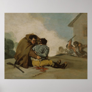 Poster Francisco Goya - Friar Pedro Binds El Maragato