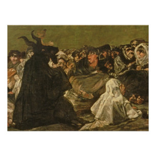 Poster Francisco Jose de Goya y Lucientes Les sorcières