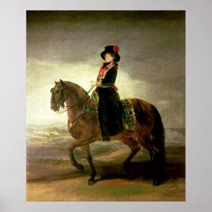 Poster Francisco Jose de Goya y Lucientes Po équestre