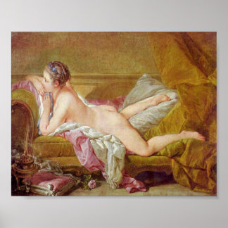 Poster François Boucher - Maîtresse à Louis XV