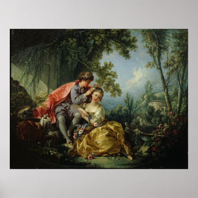 Poster François Boucher The Four Seasons (Devant)