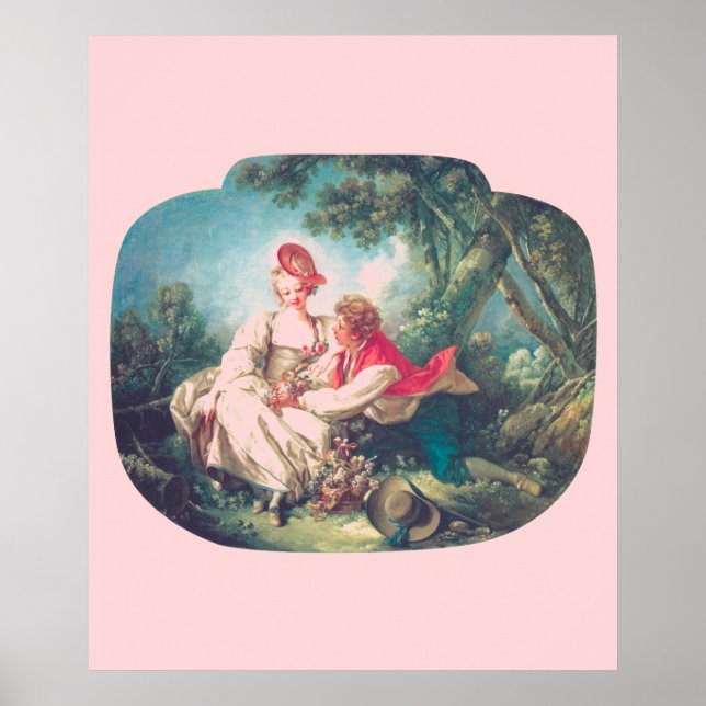 Poster François Boucher The Four Seasons (Devant)
