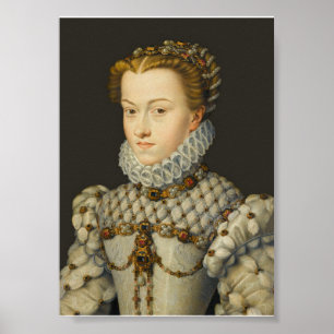 Poster Francois Clouet - Élisabeth d'Autriche
