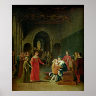 Poster François Ier présenté à Louis XII