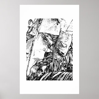 Poster Franges bananes