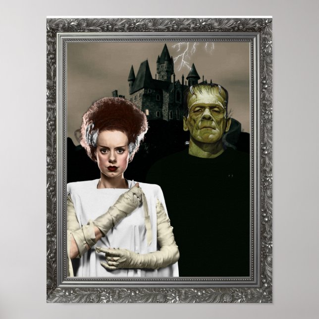 Poster Frankenstein et sa fiancée (Devant)