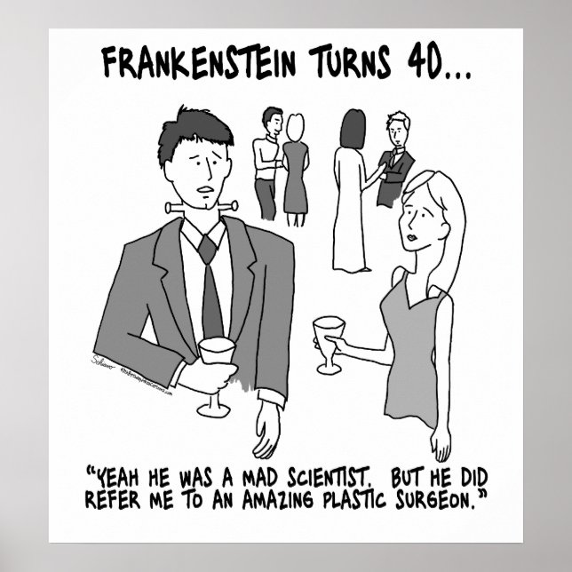 Poster Frankenstein remporte 40 ans (Devant)