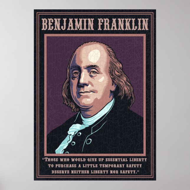 Poster Franklin -Liberté (Devant)