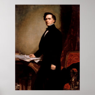 Poster FRANKLIN PIERCE par George Peter Alexander Healy